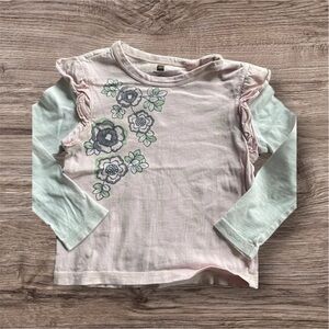 TEA COLLECTION GIRLS TOP SHIRT TEE TSHIRT SIZE 5